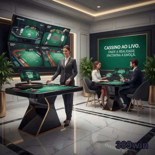 Interface do aplicativo cassino da 389win em um smartphone