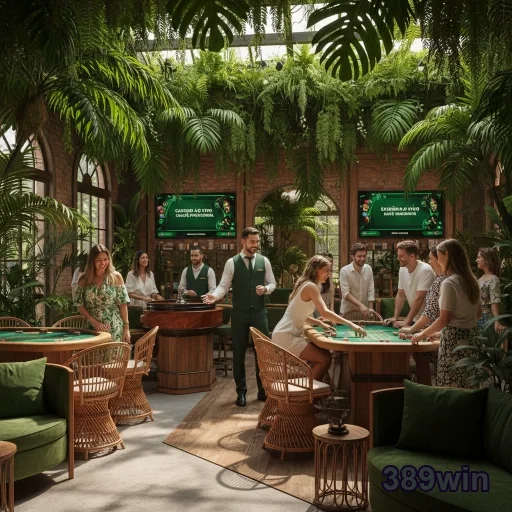 Jogadores se divertindo com slots no 389win