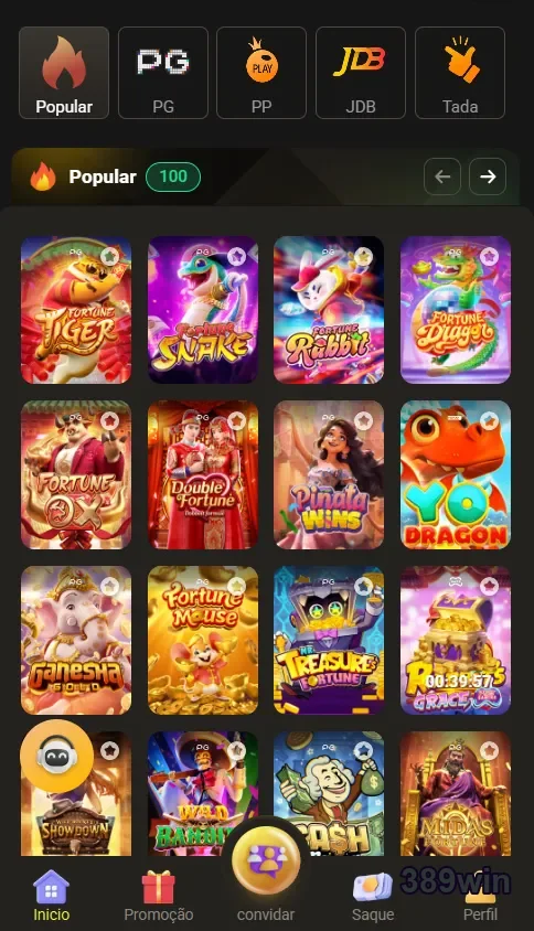 Usuário VIP acessando benefícios exclusivos da 389win